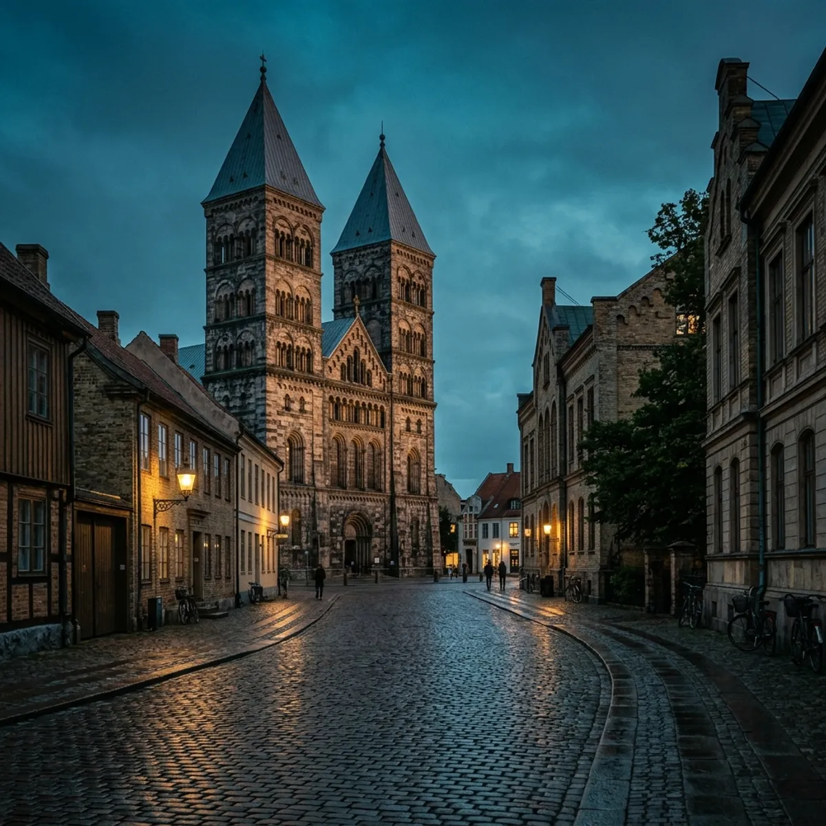 DPF-rengöring nära Lund – vy över Lund med domkyrkan