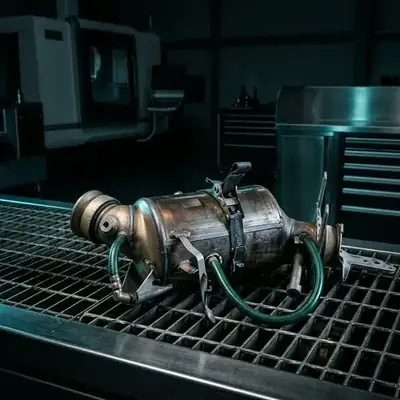 DPF-filter från personbil, rengjort