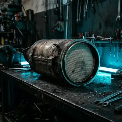 DPF-filter från SUV eller skåpbil