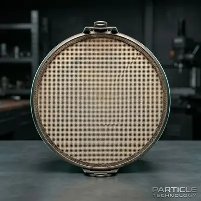 Stort DPF-filter från lastbil